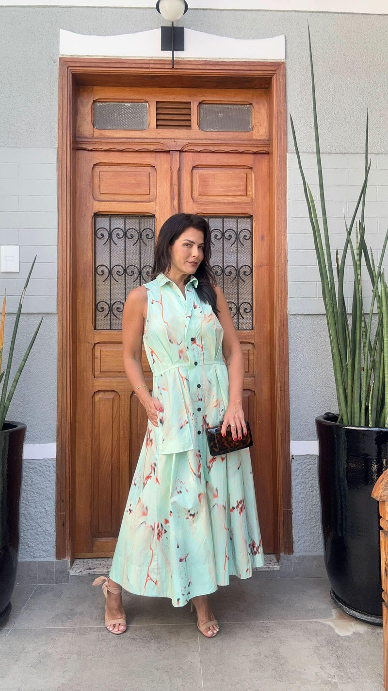 Vestido Eva Verde Derretido