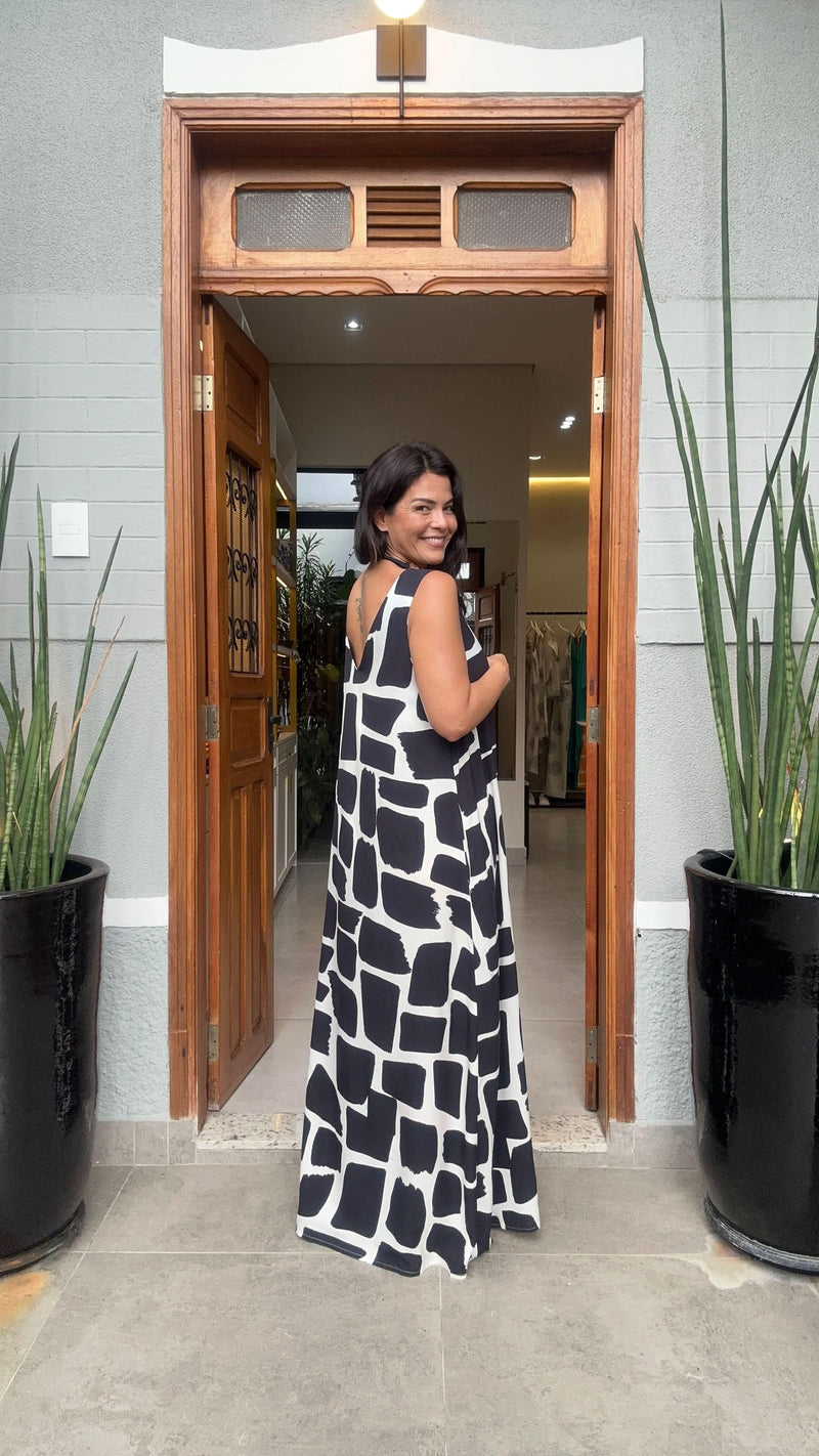 Vestido Stones Black Ezildinha